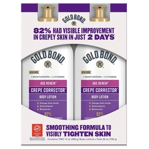 image:imageGold Bond Age Renew Crepe Corrector Body Lotion Replenishing amp Smoothing Formula Gold Bond Crepe Corrector Body Lotion 8 oz26 Fl Oz Pack of 1